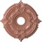 Ekena Millwork Attica PVC Medallion (Canopies up to 5 5/8"), 16"OD x 3 1/2"ID x 1"P, Metallic Champagne Pink CMP16ATFCP - alternate 1